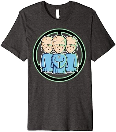 Star Trek Talosians Cartoon Trio Fan Art Premium T-Shirt 7 Star Trek Talosians Cartoon Trio Fan Art Premium T-Shirt - Image 7