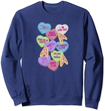 Star Trek Valentine's Day Collage Sweatshirt 7 Star Trek Valentine's Day Collage Sweatshirt - Image 7