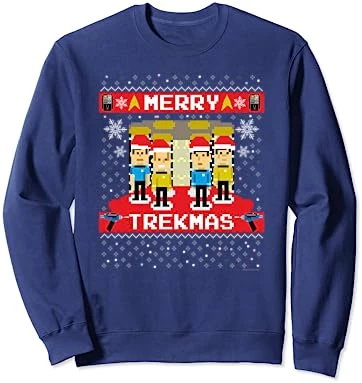 Star Trek: The Original Series Merry Trekmas Sweatshirt 6 Star Trek: The Original Series Merry Trekmas Sweatshirt - Image 6