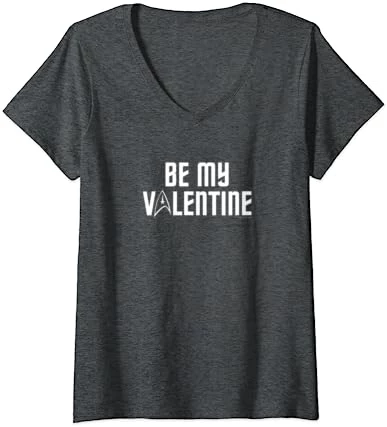 Womens Star Trek: The Original Series Be My Valentine V-Neck T-Shirt 6 Womens Star Trek: The Original Series Be My Valentine V-Neck T-Shirt - Image 6