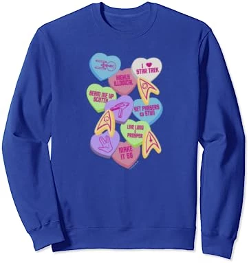 Star Trek Valentine's Day Collage Sweatshirt 5 Star Trek Valentine's Day Collage Sweatshirt - Image 5