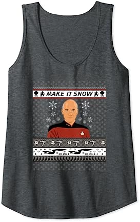 Star Trek: The Next Generation Make It Snow Tank Top 7 Star Trek: The Next Generation Make It Snow Tank Top - Image 7