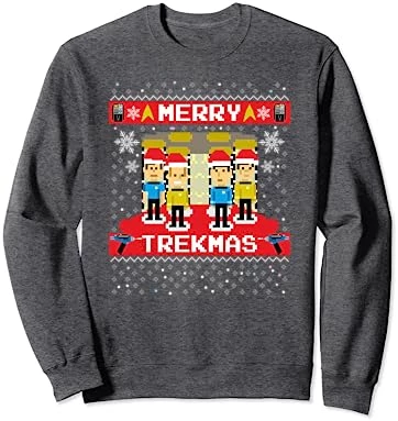 Star Trek: The Original Series Merry Trekmas Sweatshirt 3 Star Trek: The Original Series Merry Trekmas Sweatshirt - Image 3