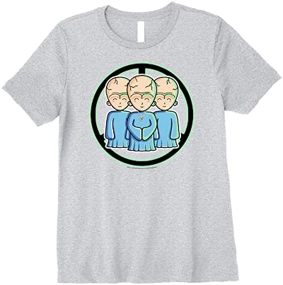 Star Trek Talosians Cartoon Trio Fan Art Premium T-Shirt 8 Star Trek Talosians Cartoon Trio Fan Art Premium T-Shirt - Image 8