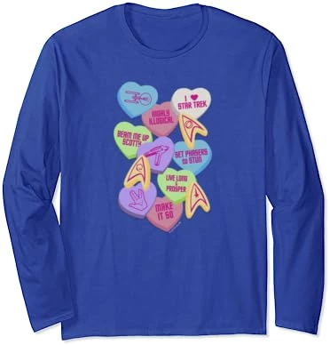 STAR TREK Valentine's Day Collage Long Sleeve T-Shirt 5 STAR TREK Valentine's Day Collage Long Sleeve T-Shirt - Image 5