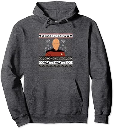 Star Trek: The Next Generation Make It Snow Pullover Hoodie 2 Star Trek: The Next Generation Make It Snow Pullover Hoodie - Image 2