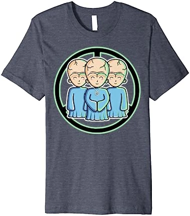 Star Trek Talosians Cartoon Trio Fan Art Premium T-Shirt 3 Star Trek Talosians Cartoon Trio Fan Art Premium T-Shirt - Image 3